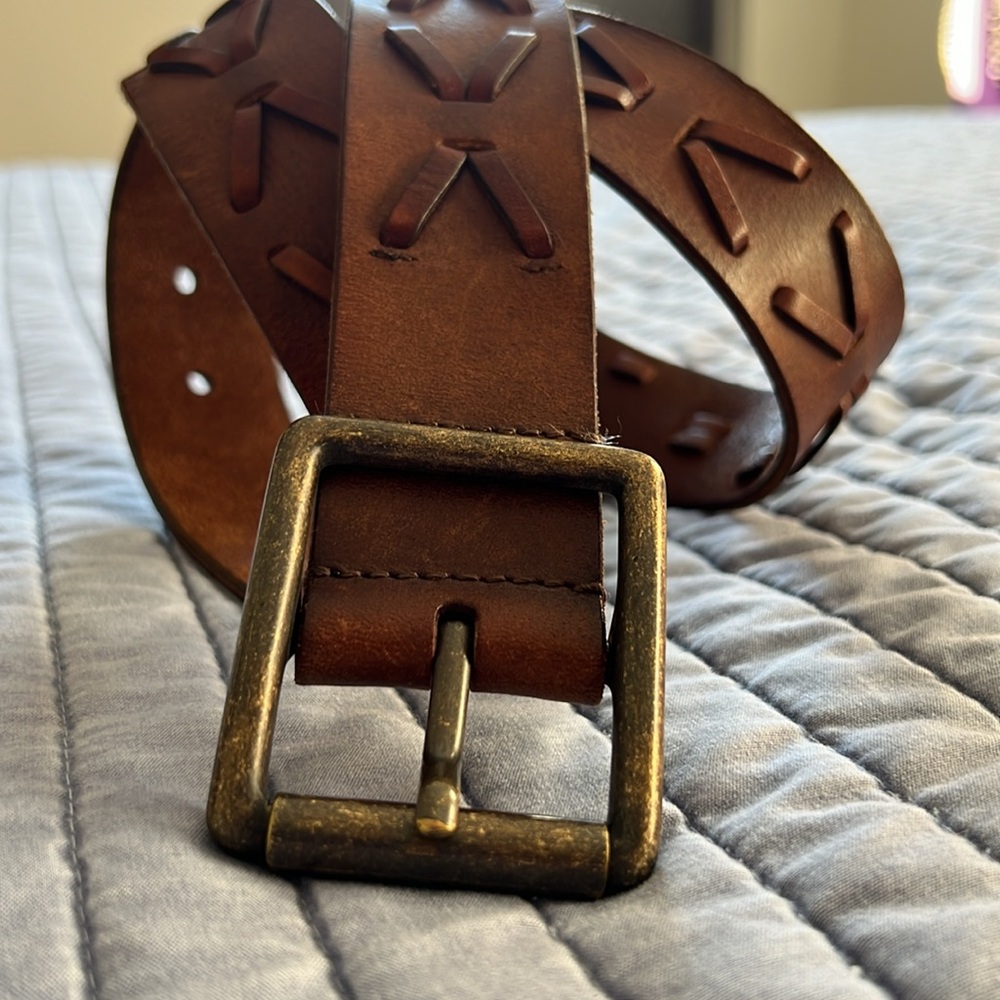 Lucky Brand Leather Belt (38)